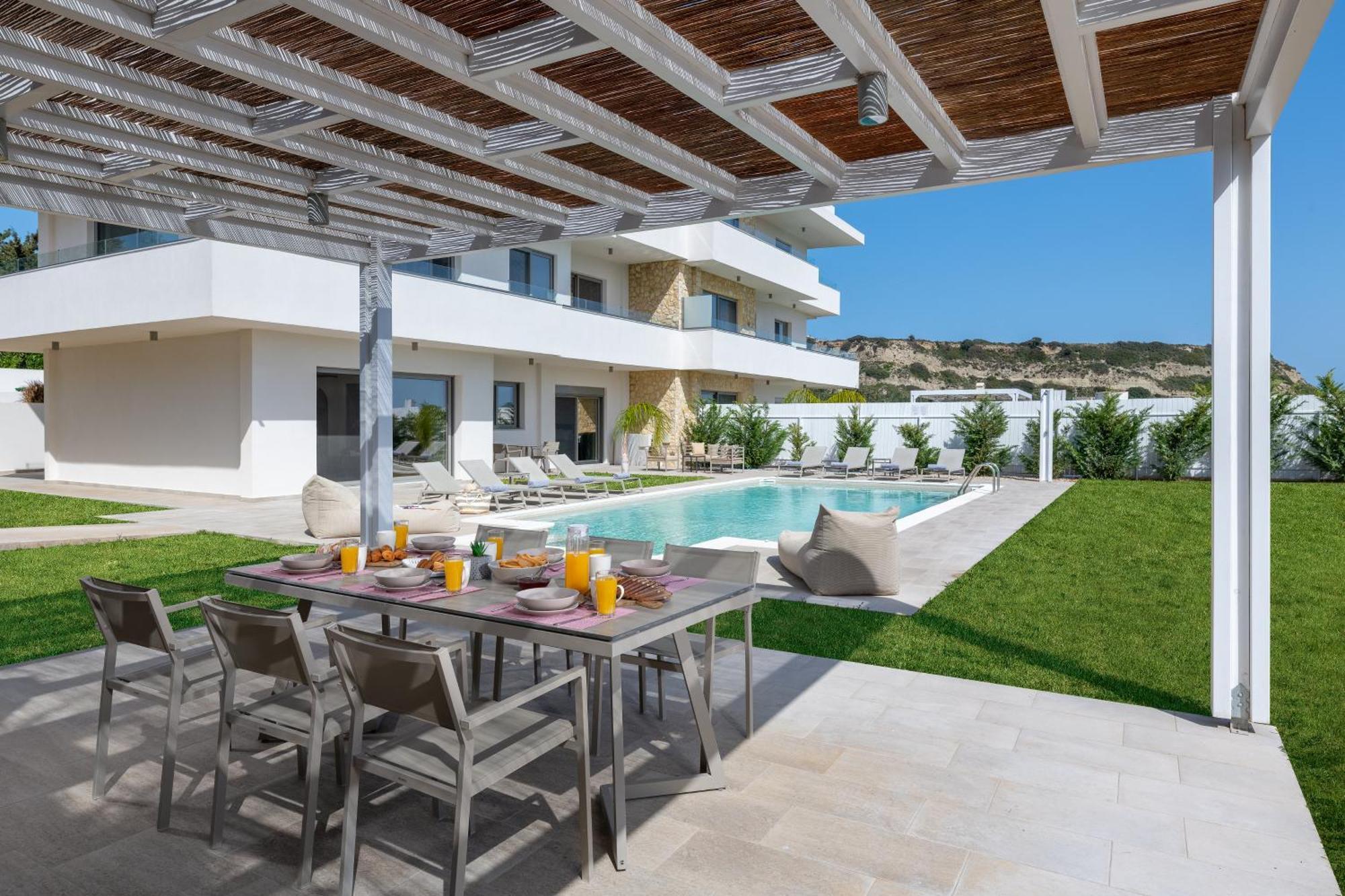 Pantheon Luxury Villas Rhodes Island Afantou Exterior foto