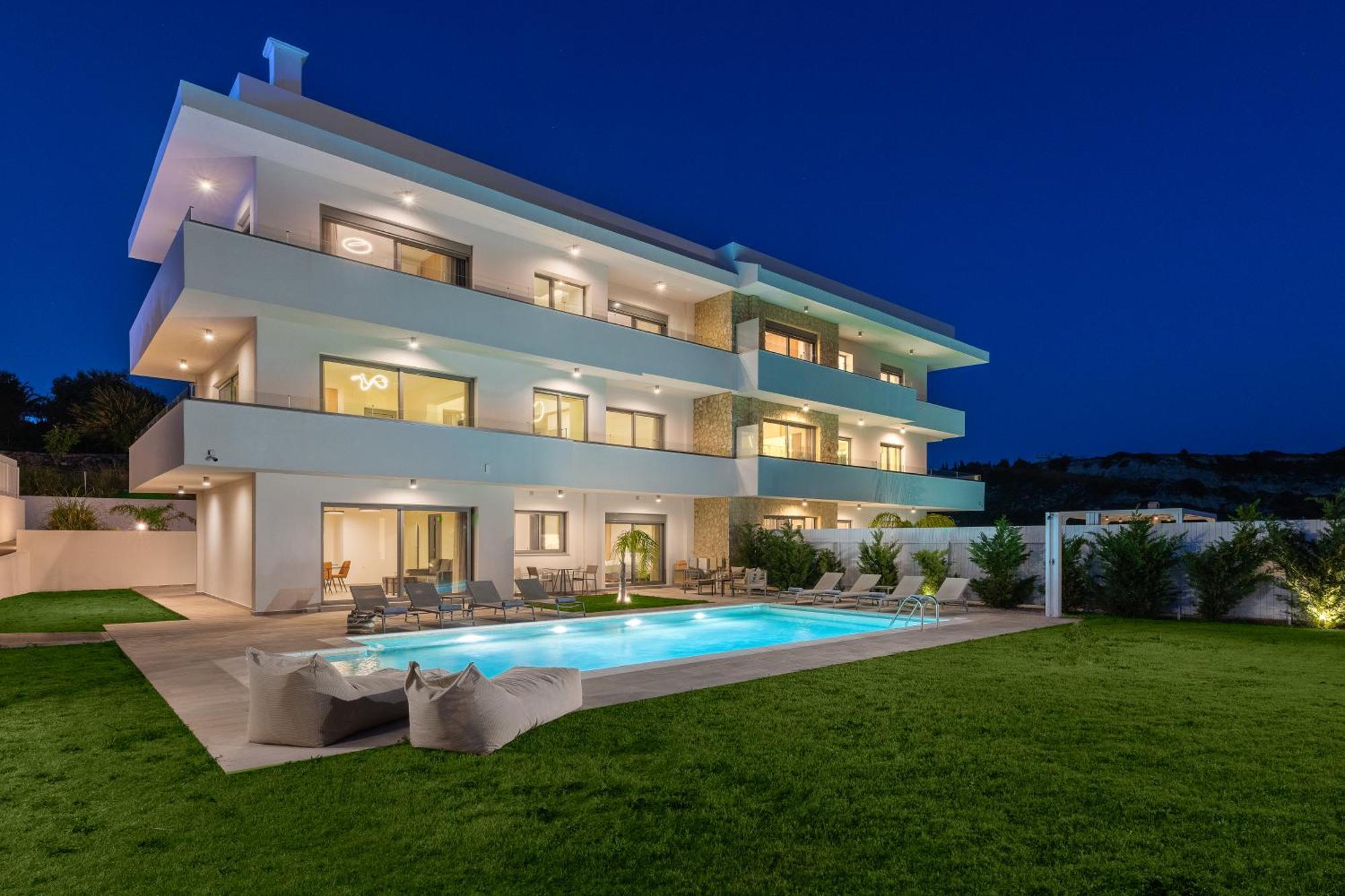 Pantheon Luxury Villas Rhodes Island Afantou Exterior foto