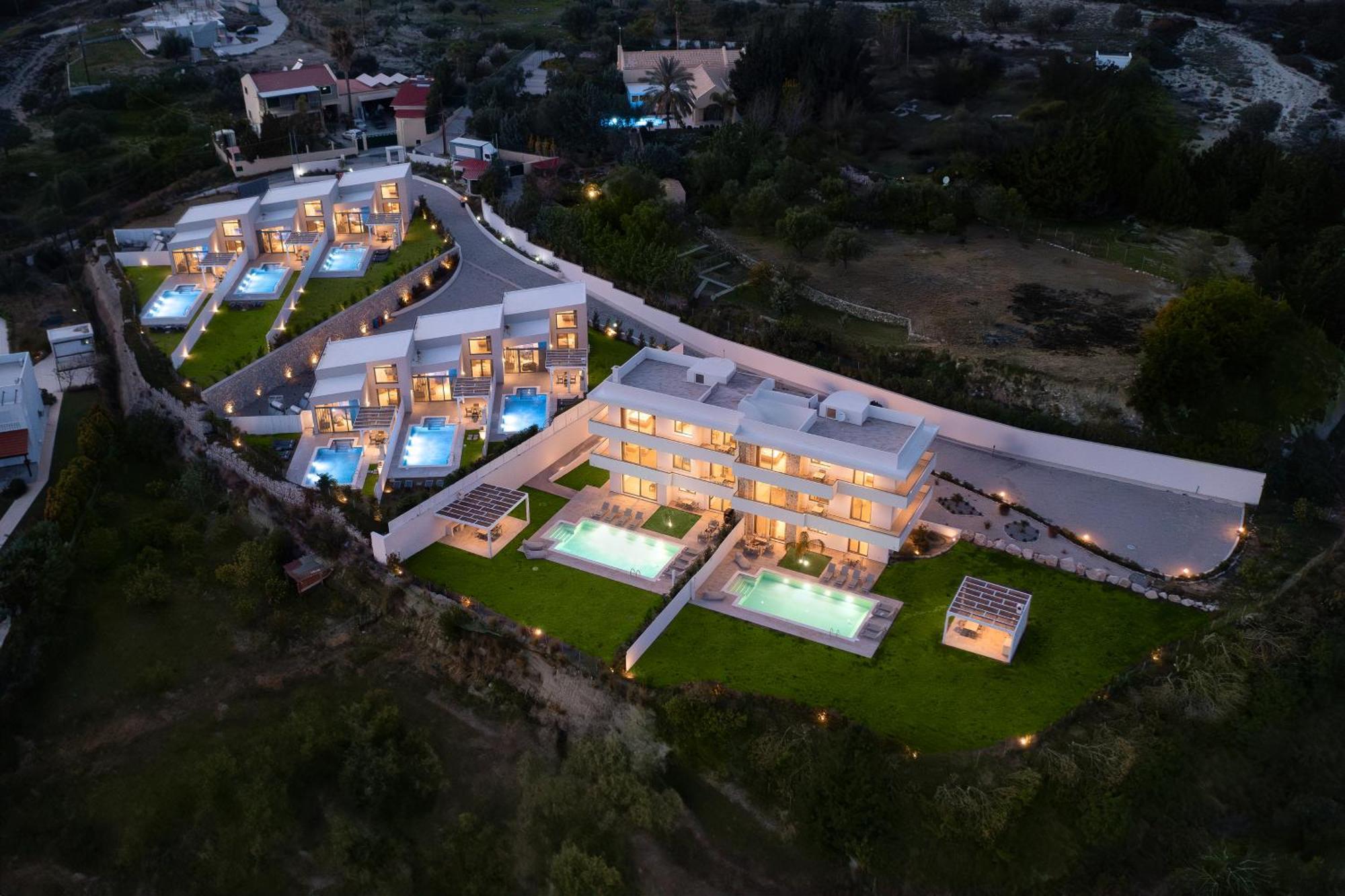 Pantheon Luxury Villas Rhodes Island Afantou Exterior foto