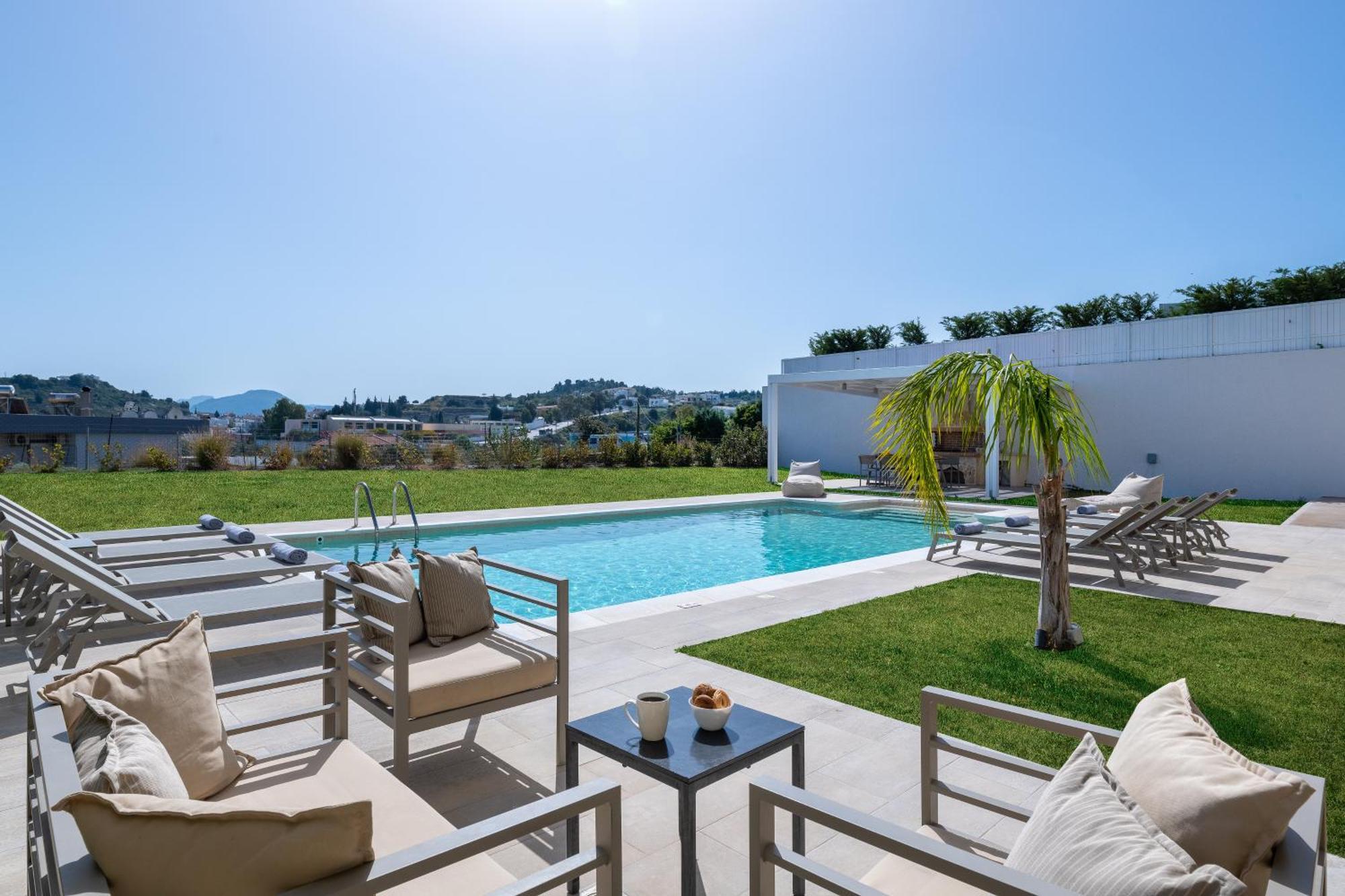 Pantheon Luxury Villas Rhodes Island Afantou Exterior foto