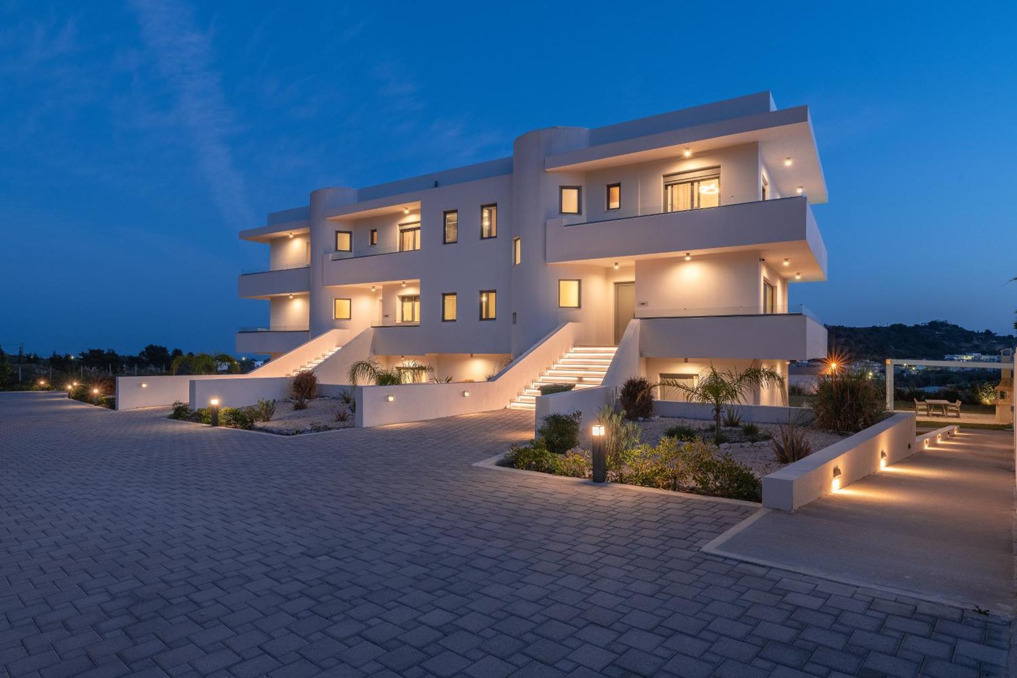 Pantheon Luxury Villas Rhodes Island Afantou Exterior foto