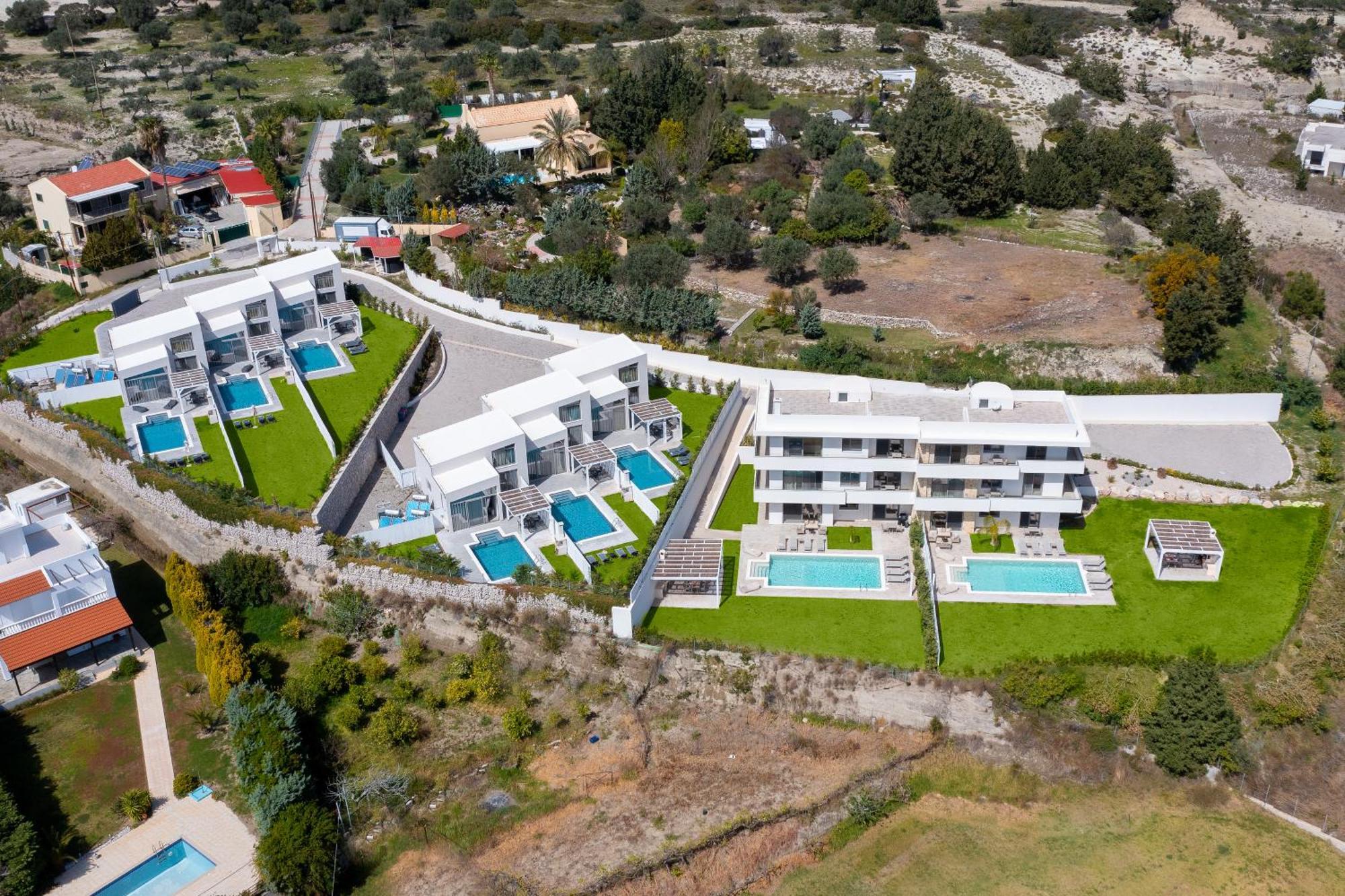 Pantheon Luxury Villas Rhodes Island Afantou Exterior foto