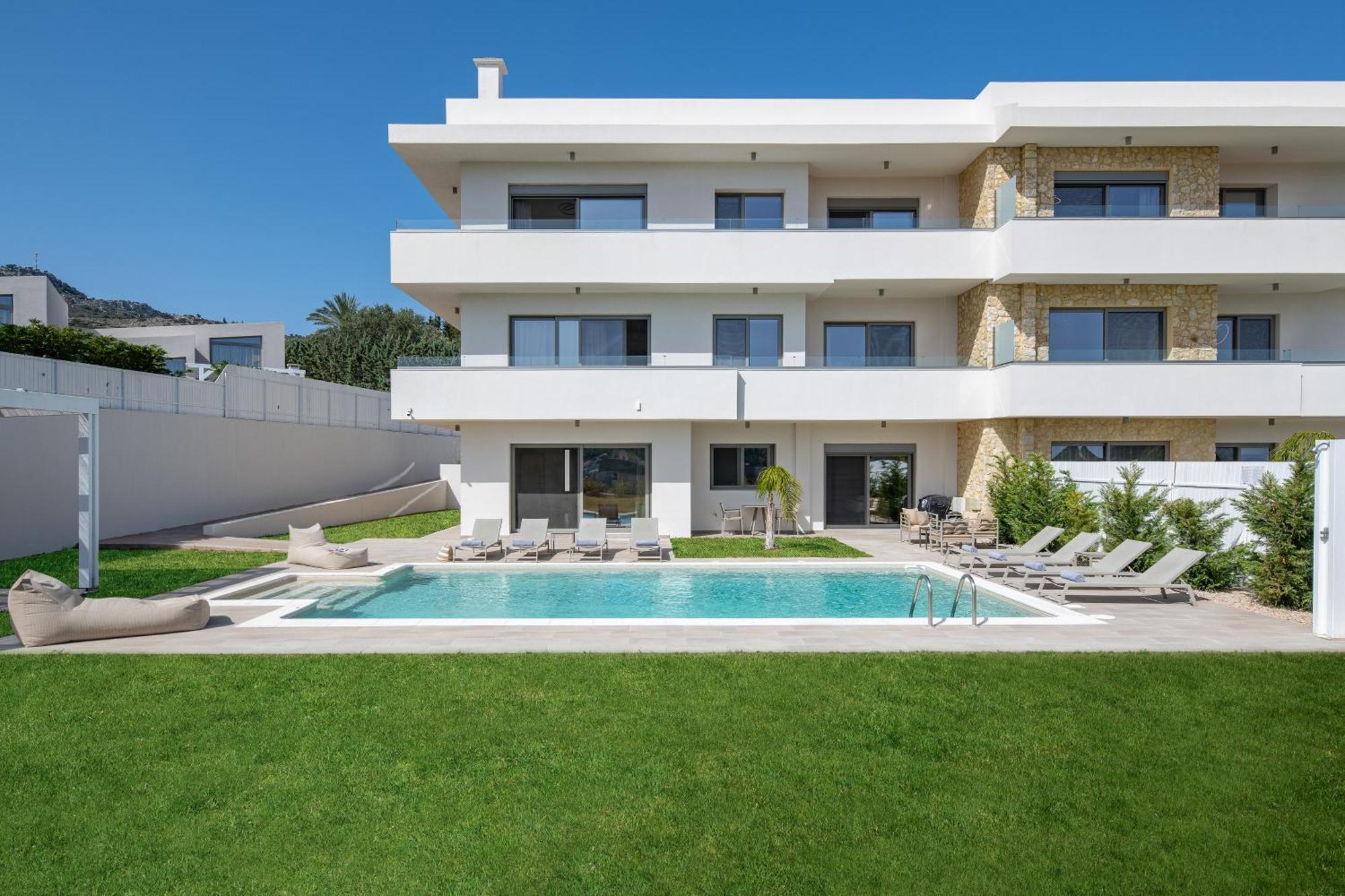Pantheon Luxury Villas Rhodes Island Afantou Exterior foto