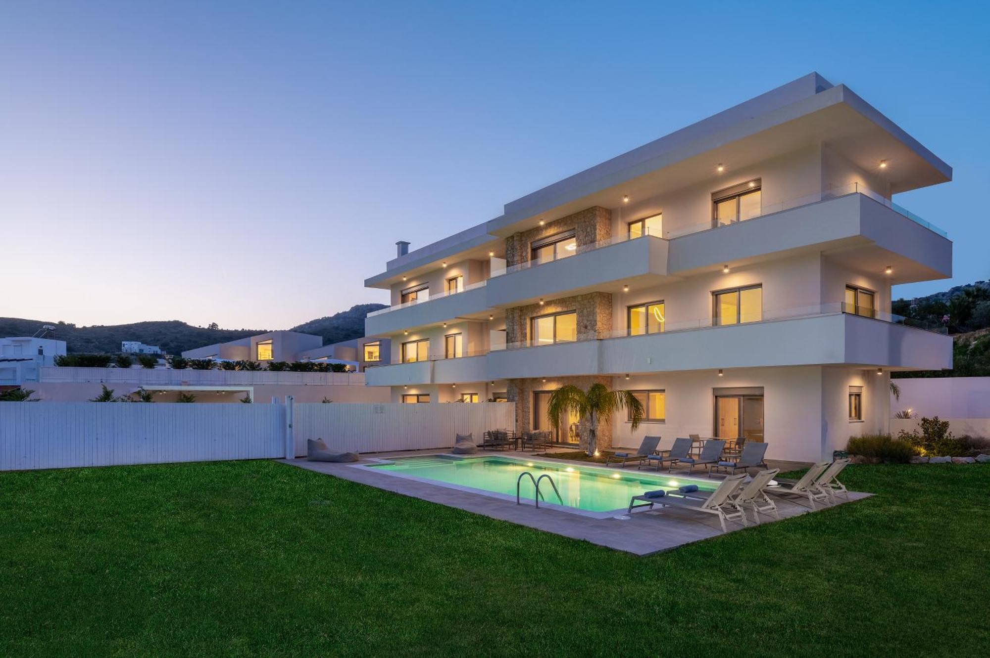 Pantheon Luxury Villas Rhodes Island Afantou Exterior foto