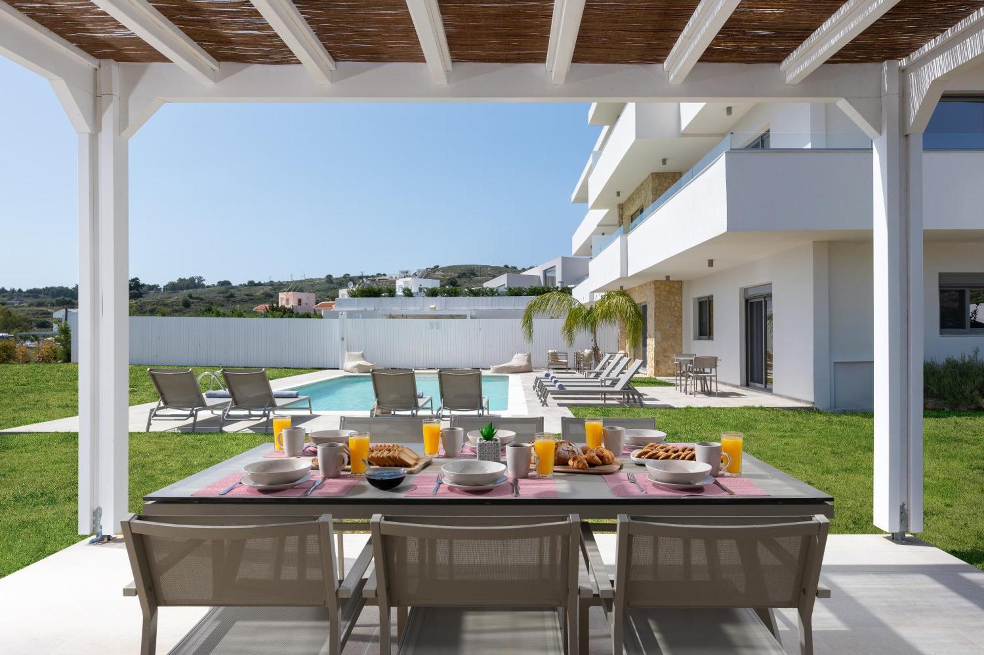 Pantheon Luxury Villas Rhodes Island Afantou Exterior foto
