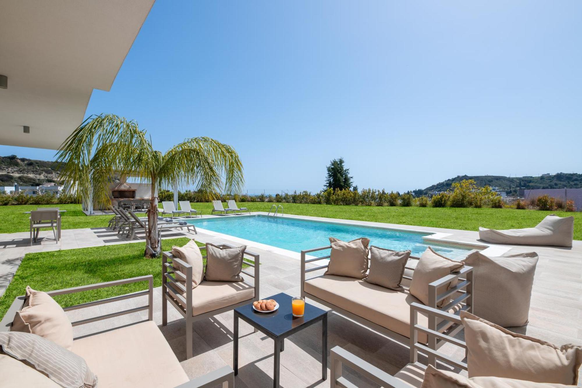 Pantheon Luxury Villas Rhodes Island Afantou Exterior foto